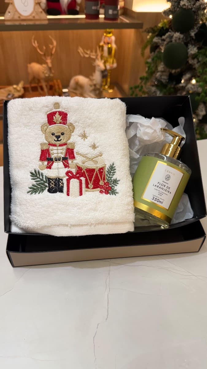 Kit Presente de Natal Bethru Home – Urso Banda