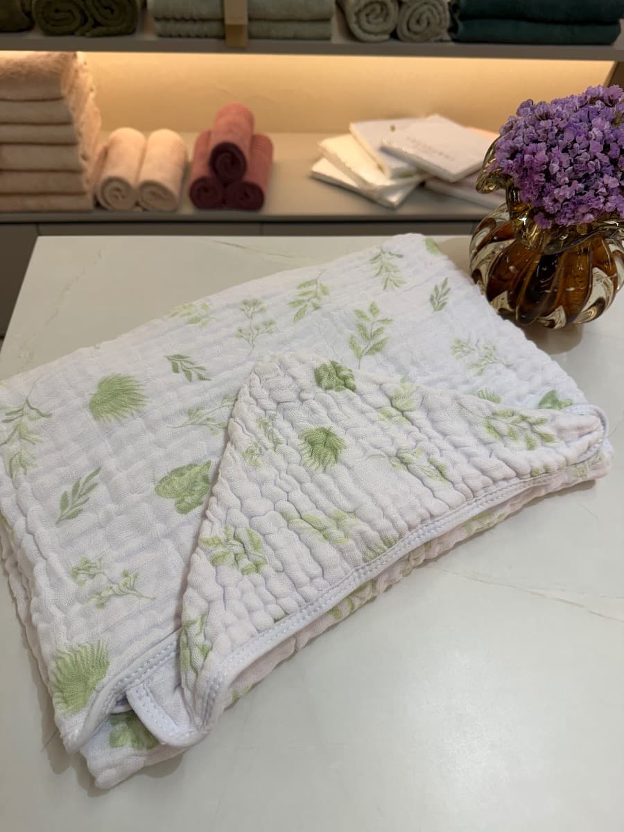 Toalha de Banho Soft Bamboo Mami com Capuz Estampada