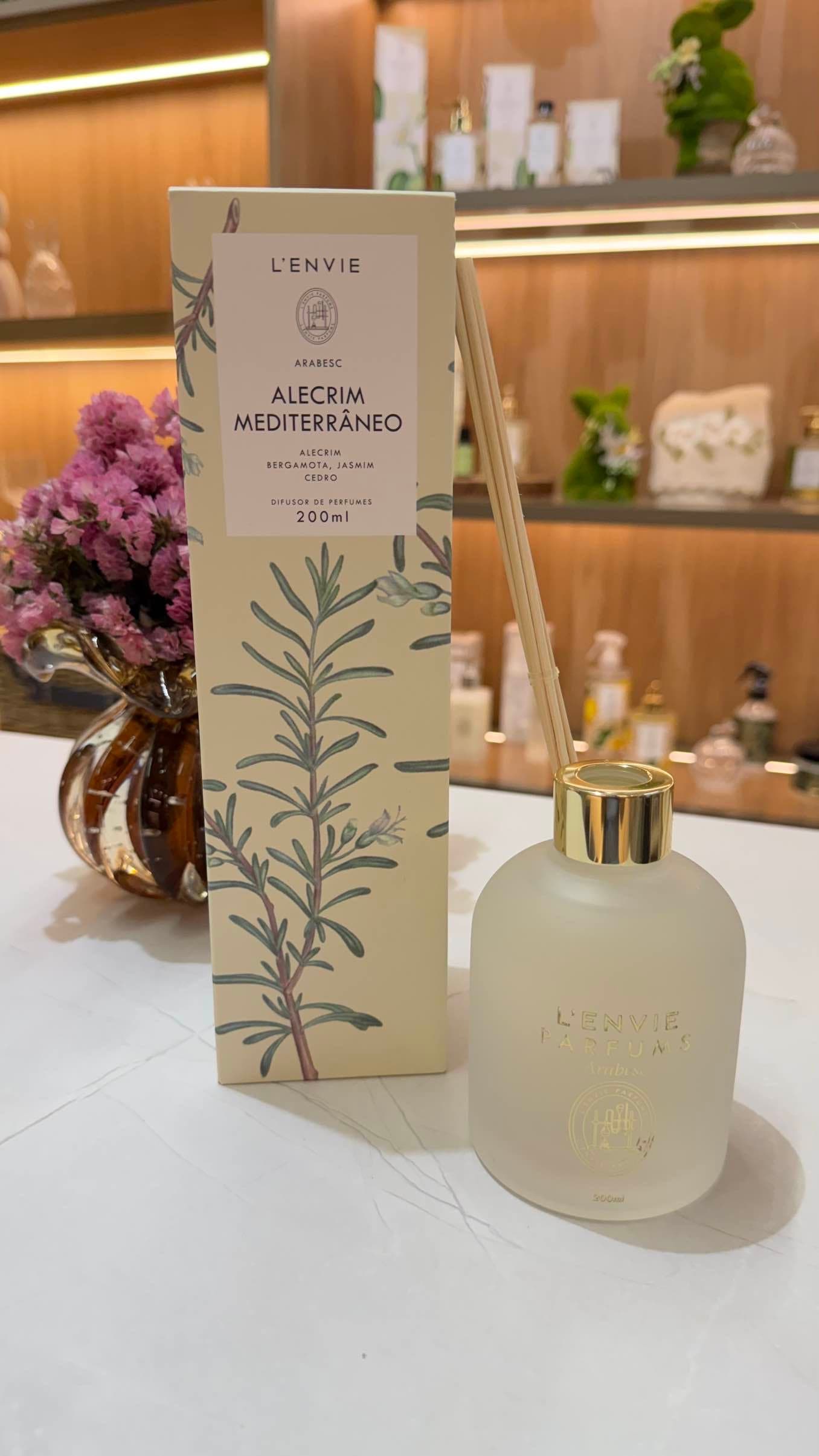Difusor de Perfume - Alecrim Mediterrâneo - 200ml - L’envie
