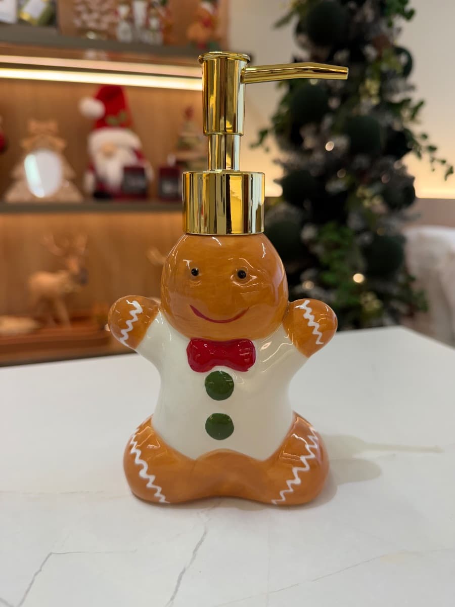 Saboneteira Líquida Gingerbread – Natal