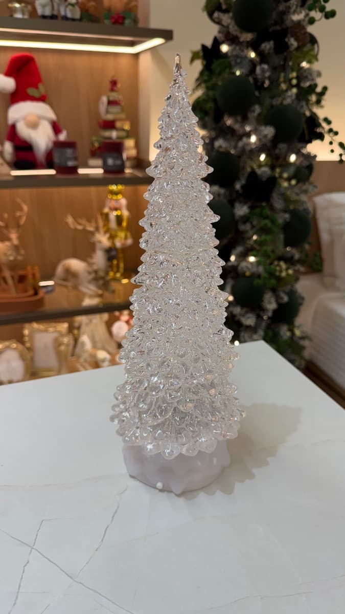 Árvore de Natal Decorativa com LED – 32 cm