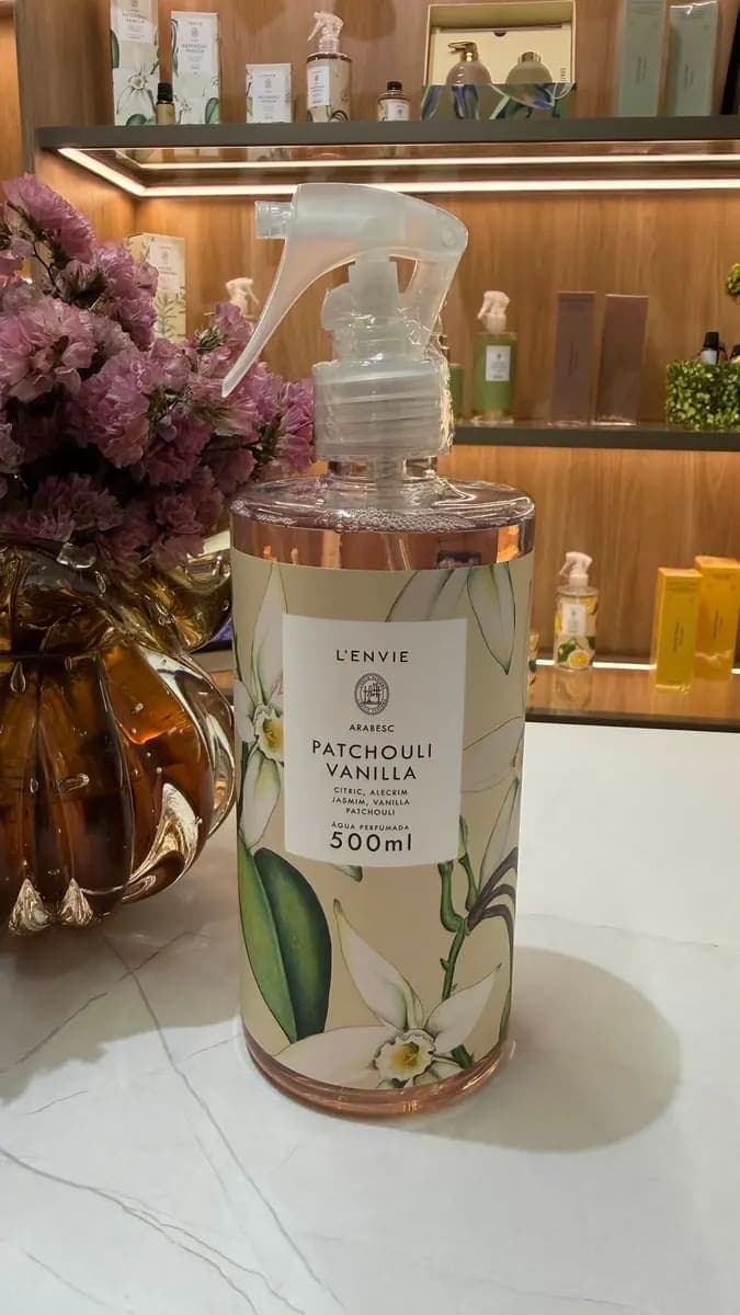 Água Perfumada - Patchouli Vanilla - 500ml - L’envie