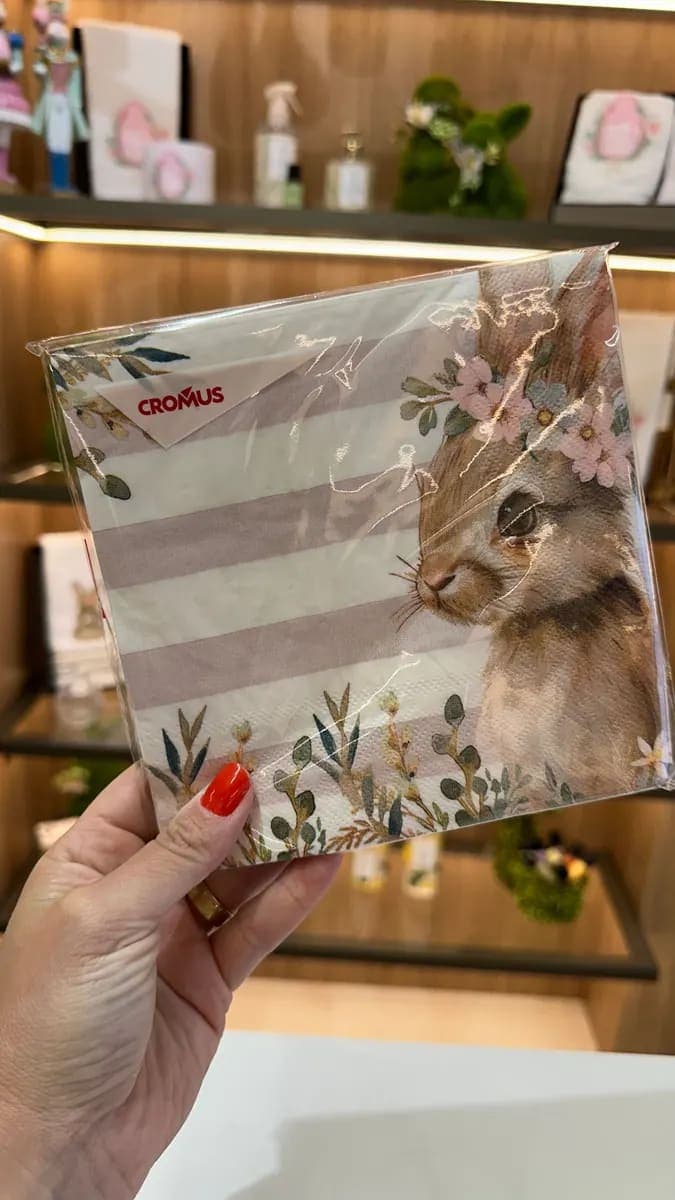 Guardanapo de Papel Coelha C/20 Unidades