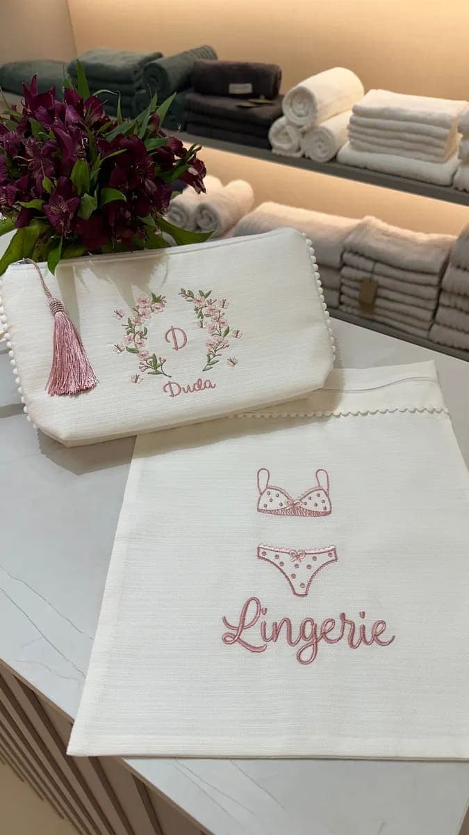 Necessaire e Porta Lingerie - Guirlanda