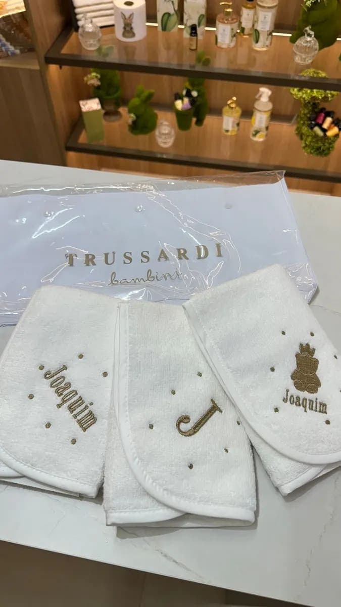 Jogo 3 Peças Fralda de boca - Trussardi Bambini