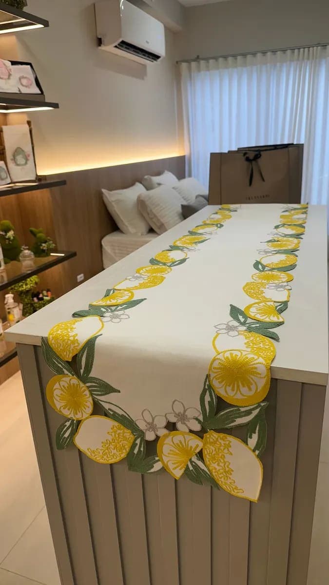 Trilho de Mesa Decorativo – Mediterrâneo