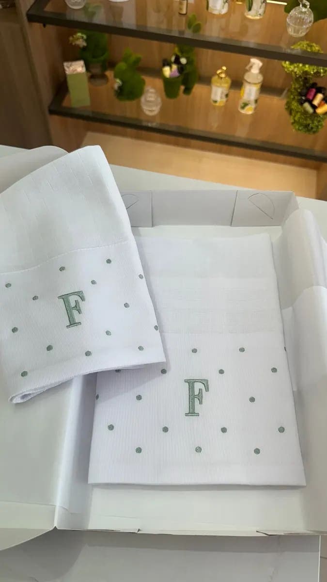 Kit Fralda de Boca e Ombro - 2 pçs