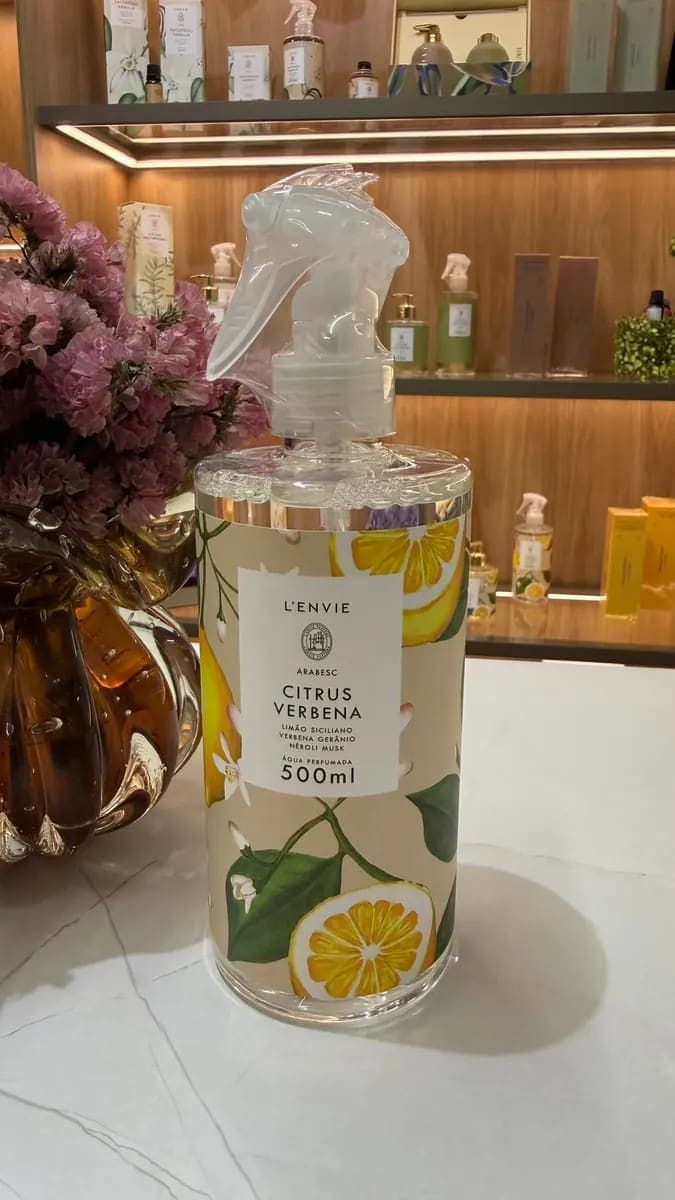 Água Perfumada - Citrus Verbena - 500ml - L’envie