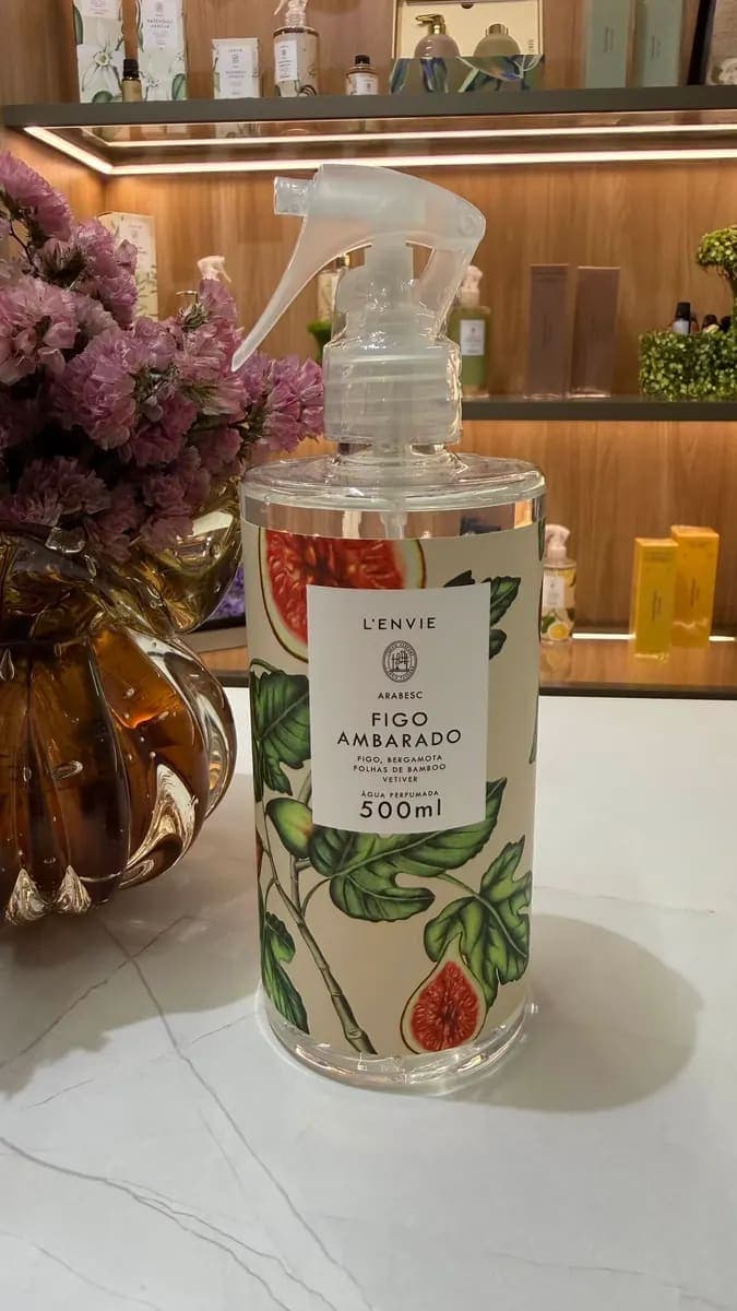 Água Perfumada - Figo Ambarado - 500ml - L’envie