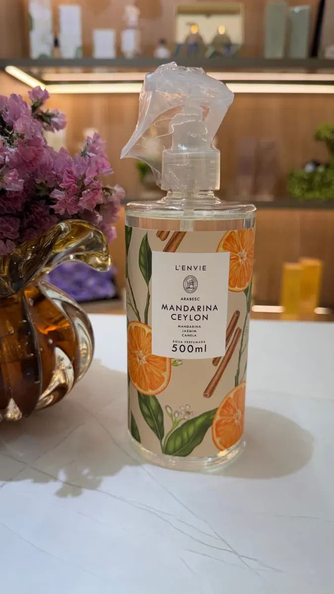 Água Perfumada - Mandarina Ceylon - 500ml - L’envie