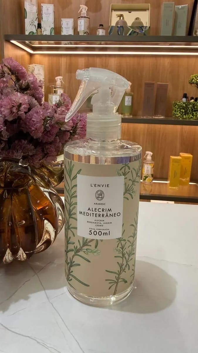 Água Perfumada - Alecrim Mediterrâneo - 500ml - L’envie