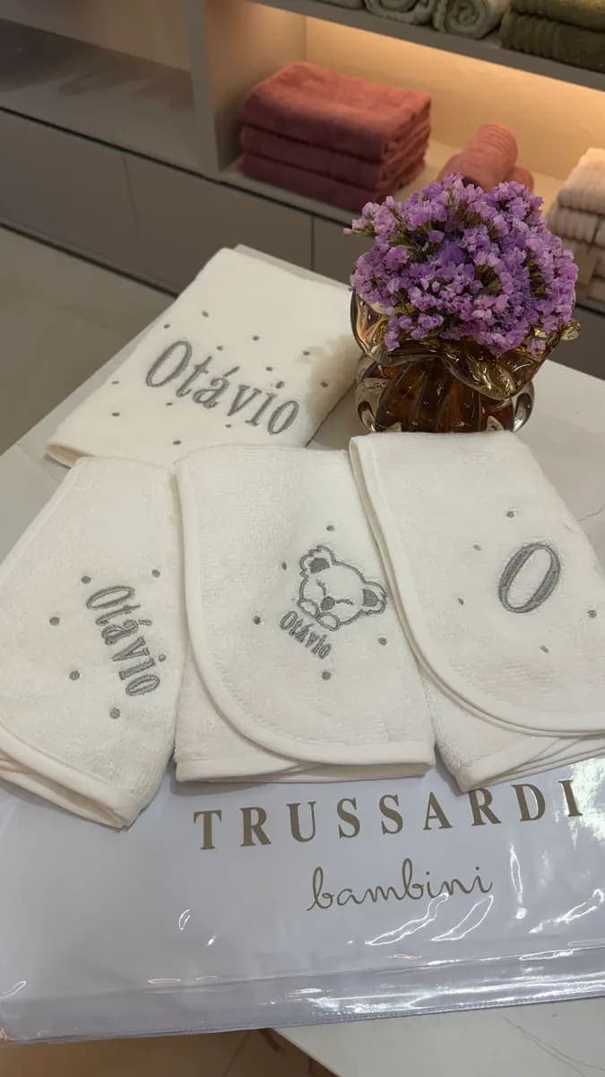 Kit Presente Bebê Trussardi Personalizado