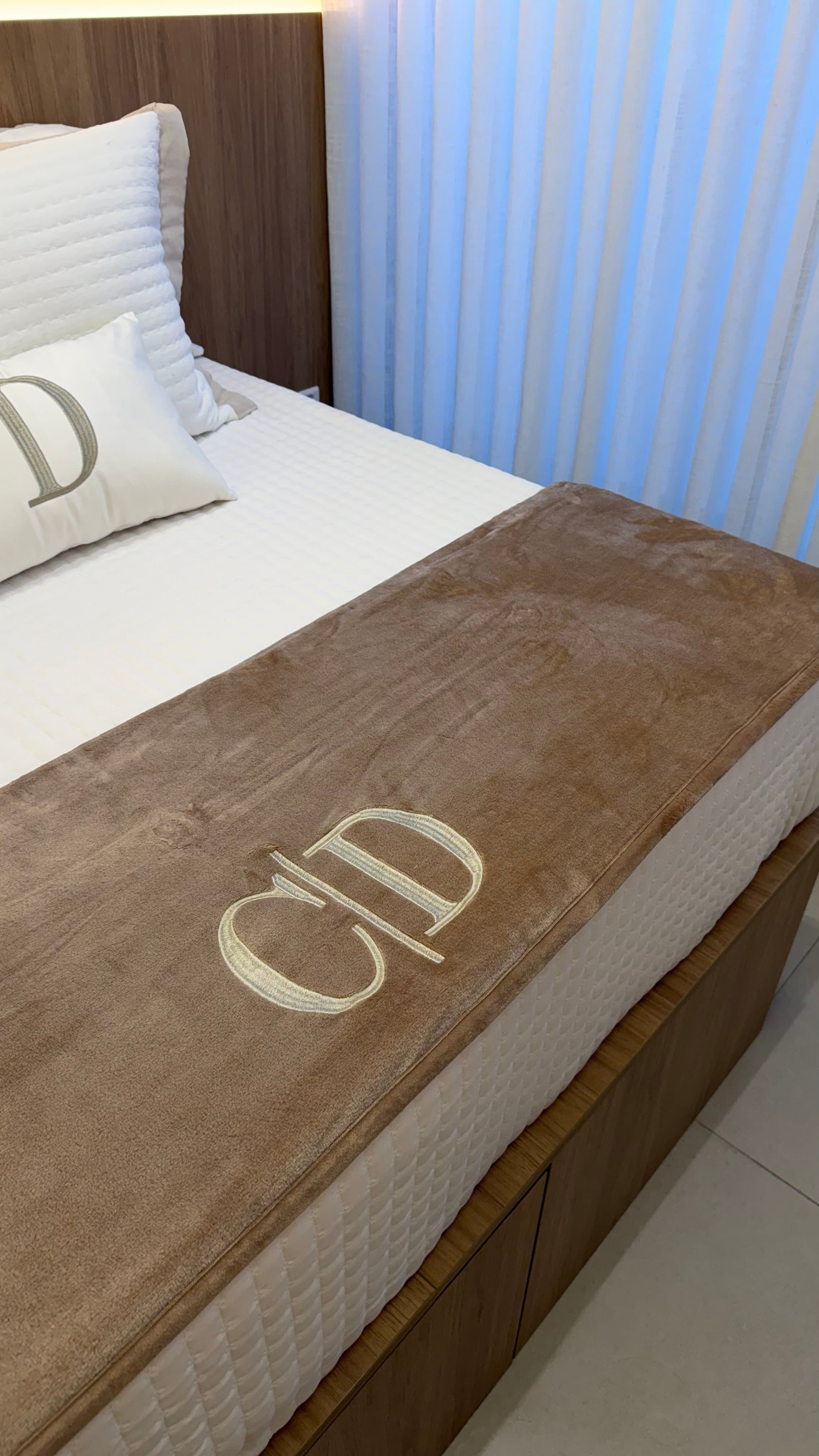 Cobertor Casal Peluciado Belmond Taupe — imagem 2