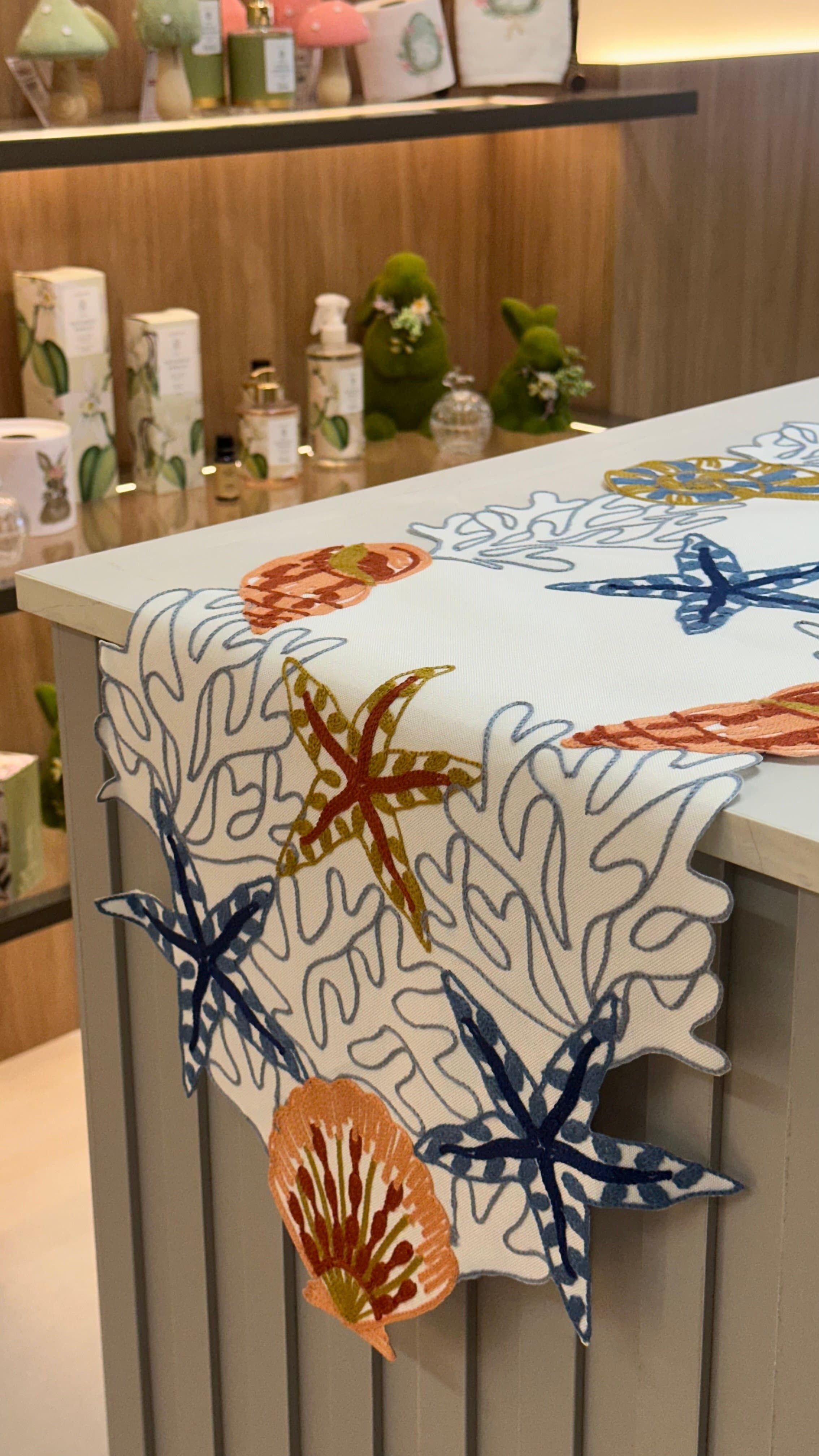Trilho de Mesa Decorativo – Encantos do Oceano — imagem 2
