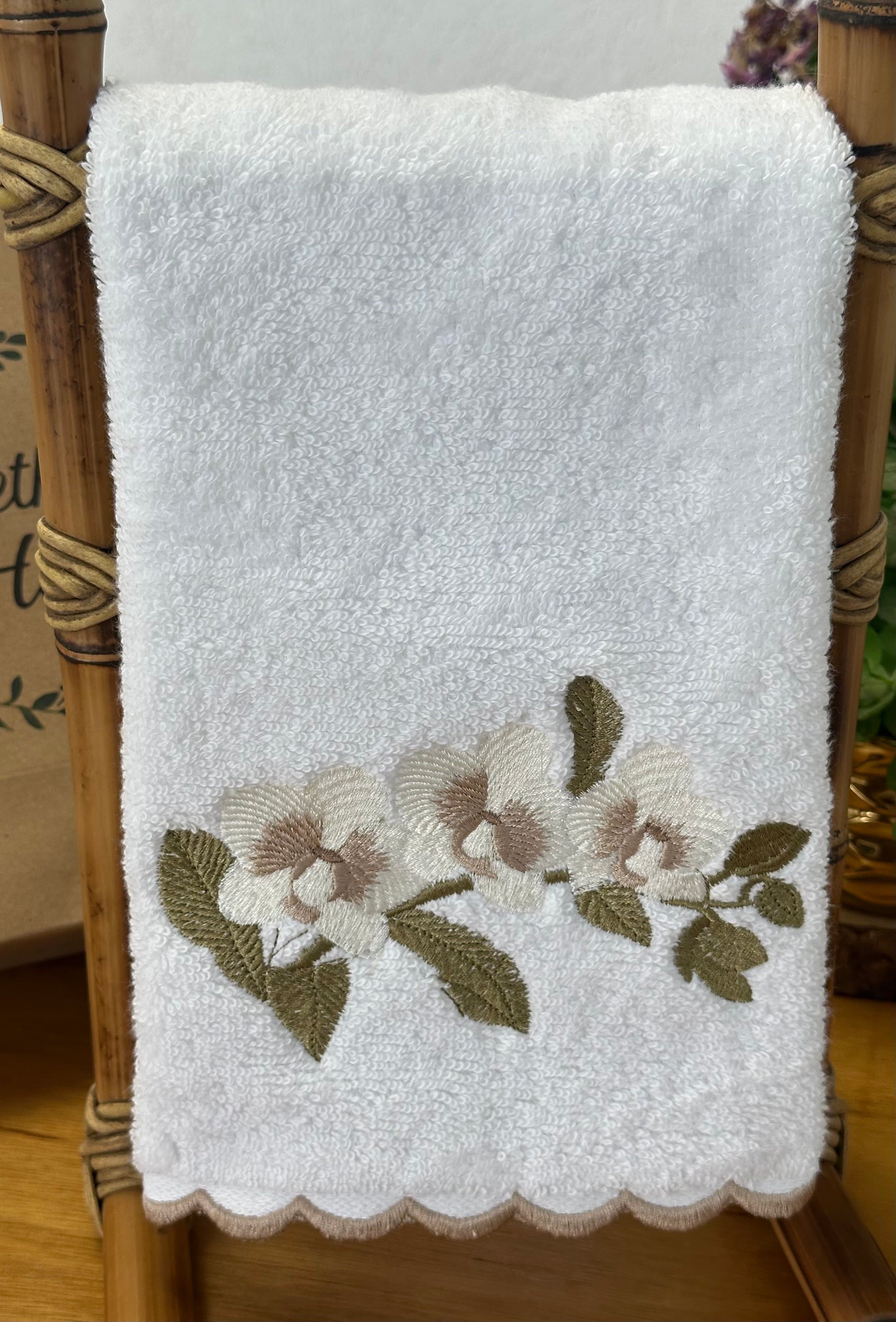 Toalha de Lavabo Trussardi - Orquídea