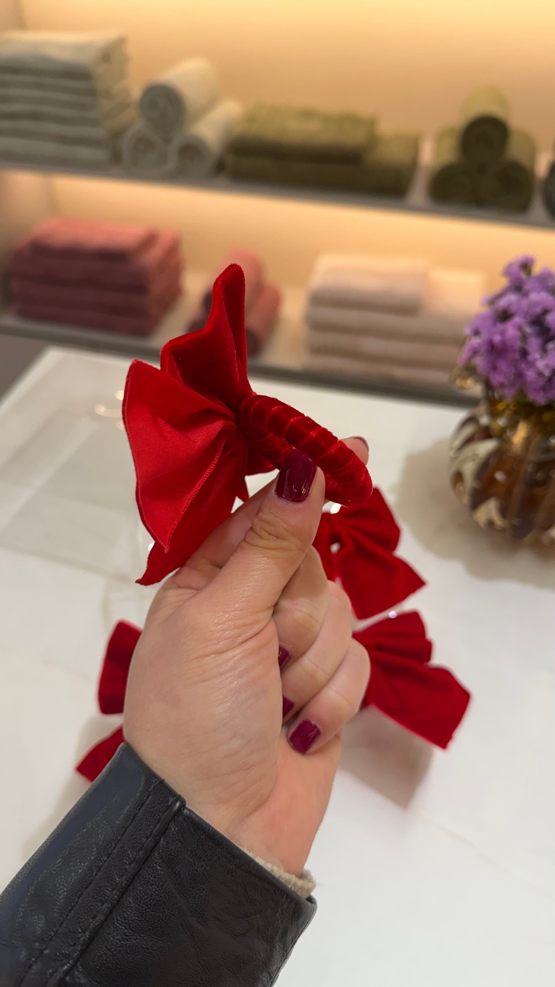 Porta Guardanapo - Laço Vermelho — imagem 1