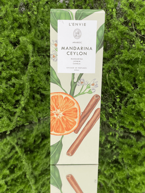 Difusor de Perfume - Mandarina Ceylon - 200ml - L’envie — imagem 1