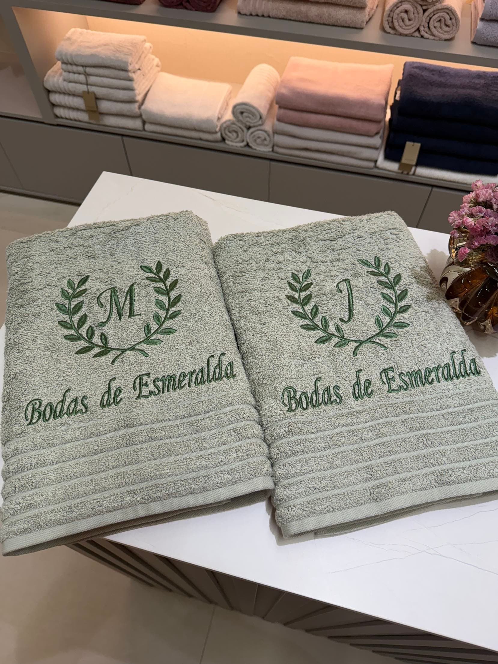 Jogo de Toalhas de Banho Bodas de Esmeralda – Trussardi Imperiale