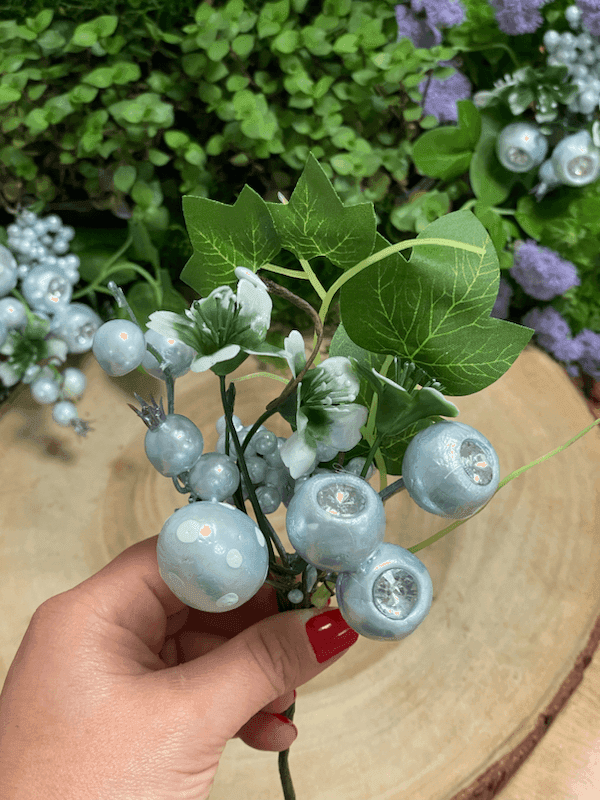 Galho Pick Decorativo de Páscoa com Ovo - 23cm — imagem 3