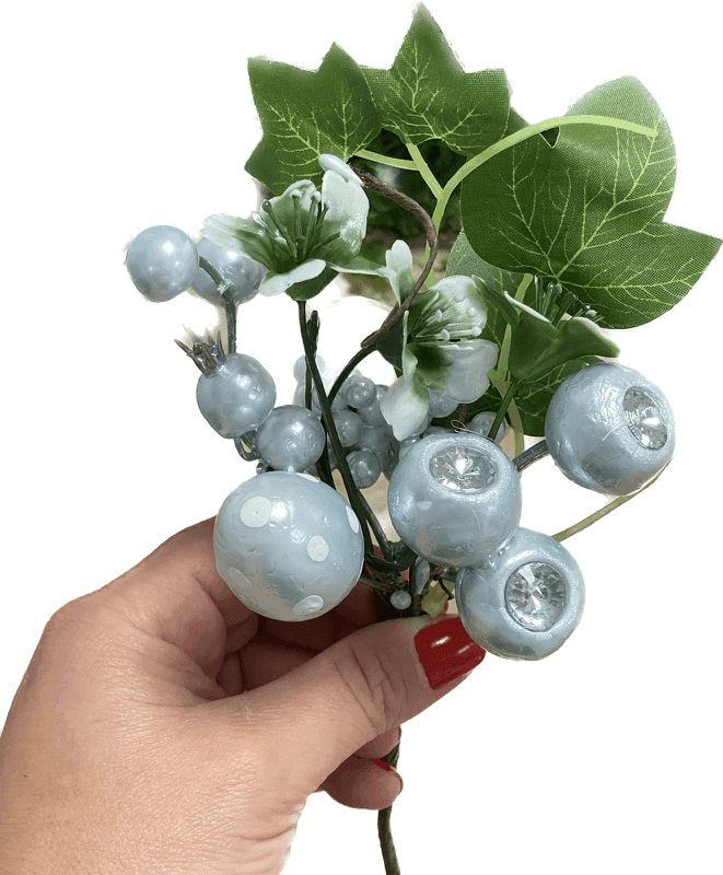 Galho Pick Decorativo de Páscoa com Ovo - 23cm