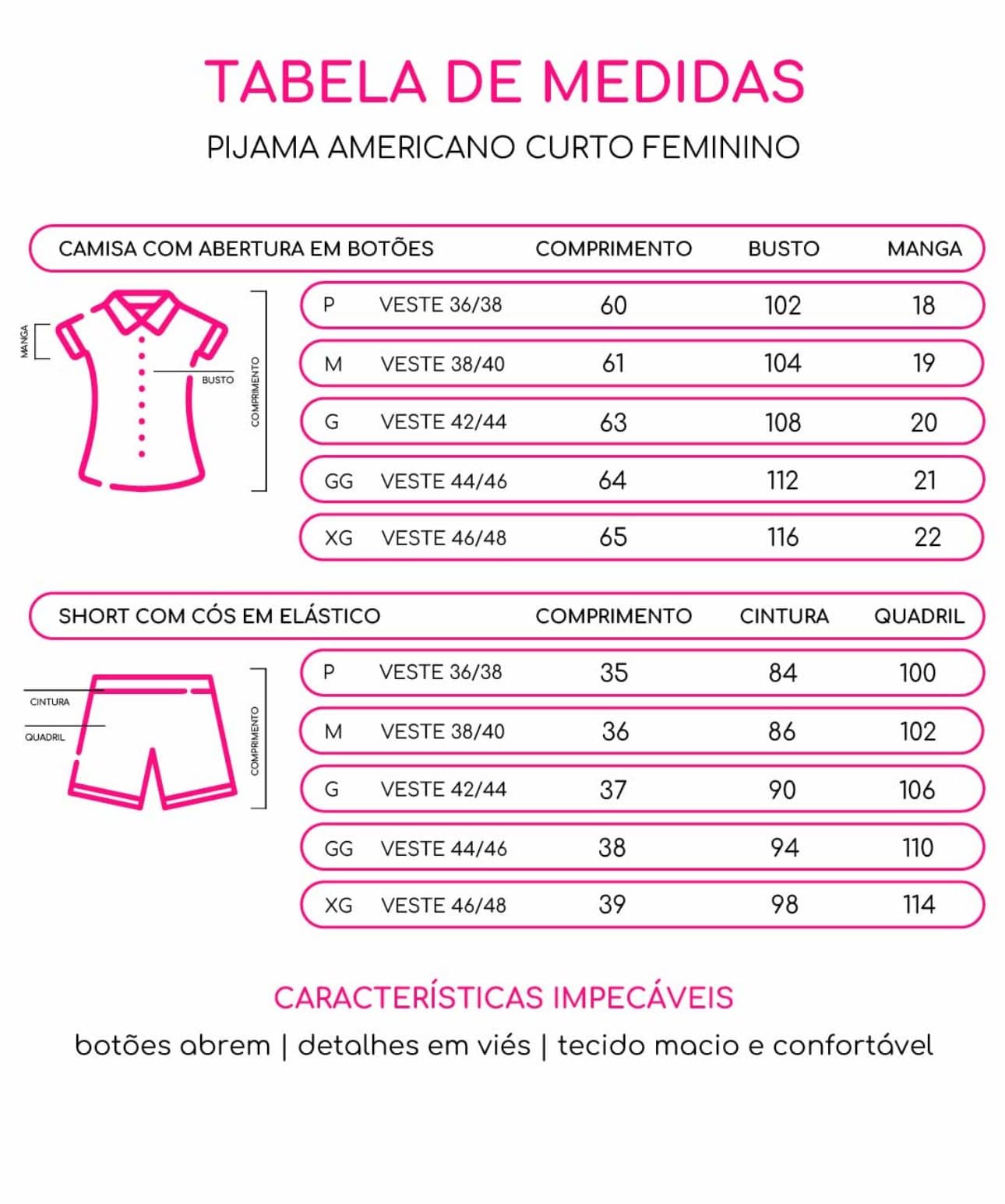 Pijama Americano Curto - Verde Pistache — imagem 2