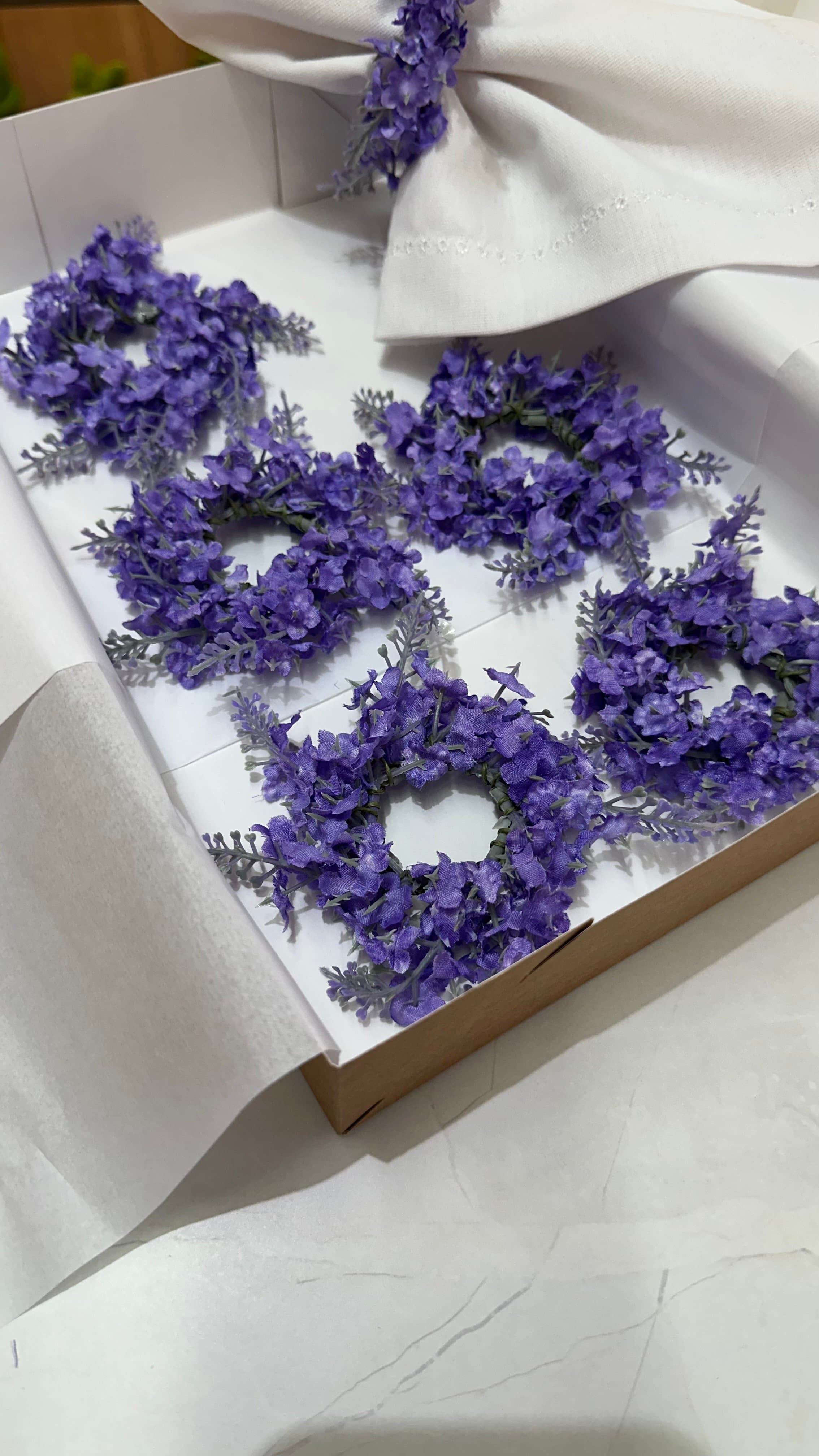 Porta Guardanapo - Guirlanda Lavanda — imagem 2