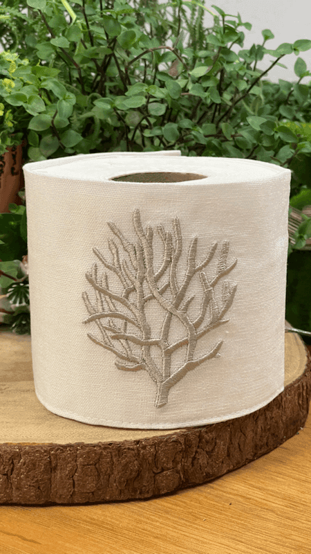 Toalha Lavabo e Porta Papel H Coral Fendi — imagem 4