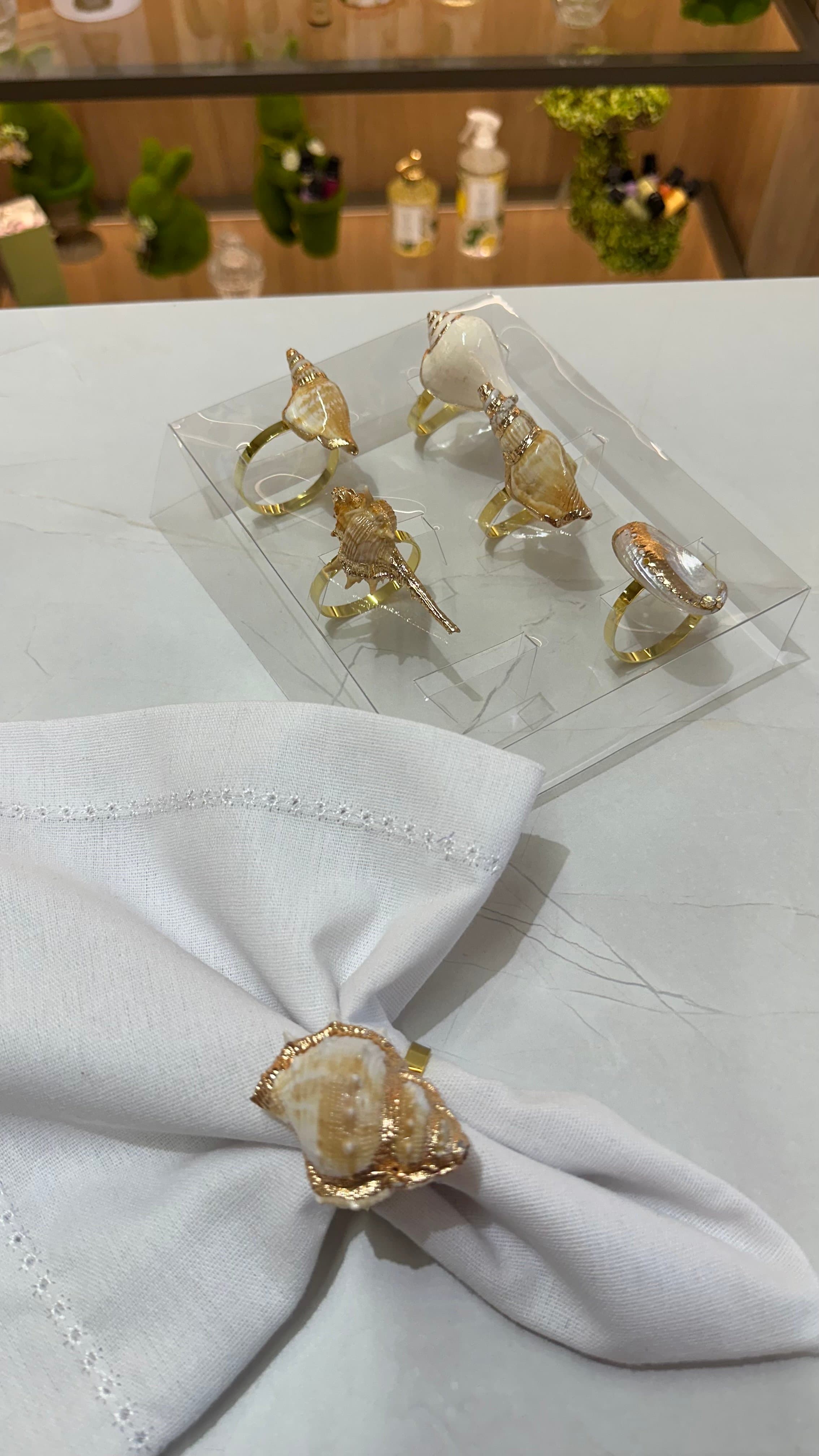 Kit 6 Porta Guardanapo Conchas - 6pcs — imagem 2