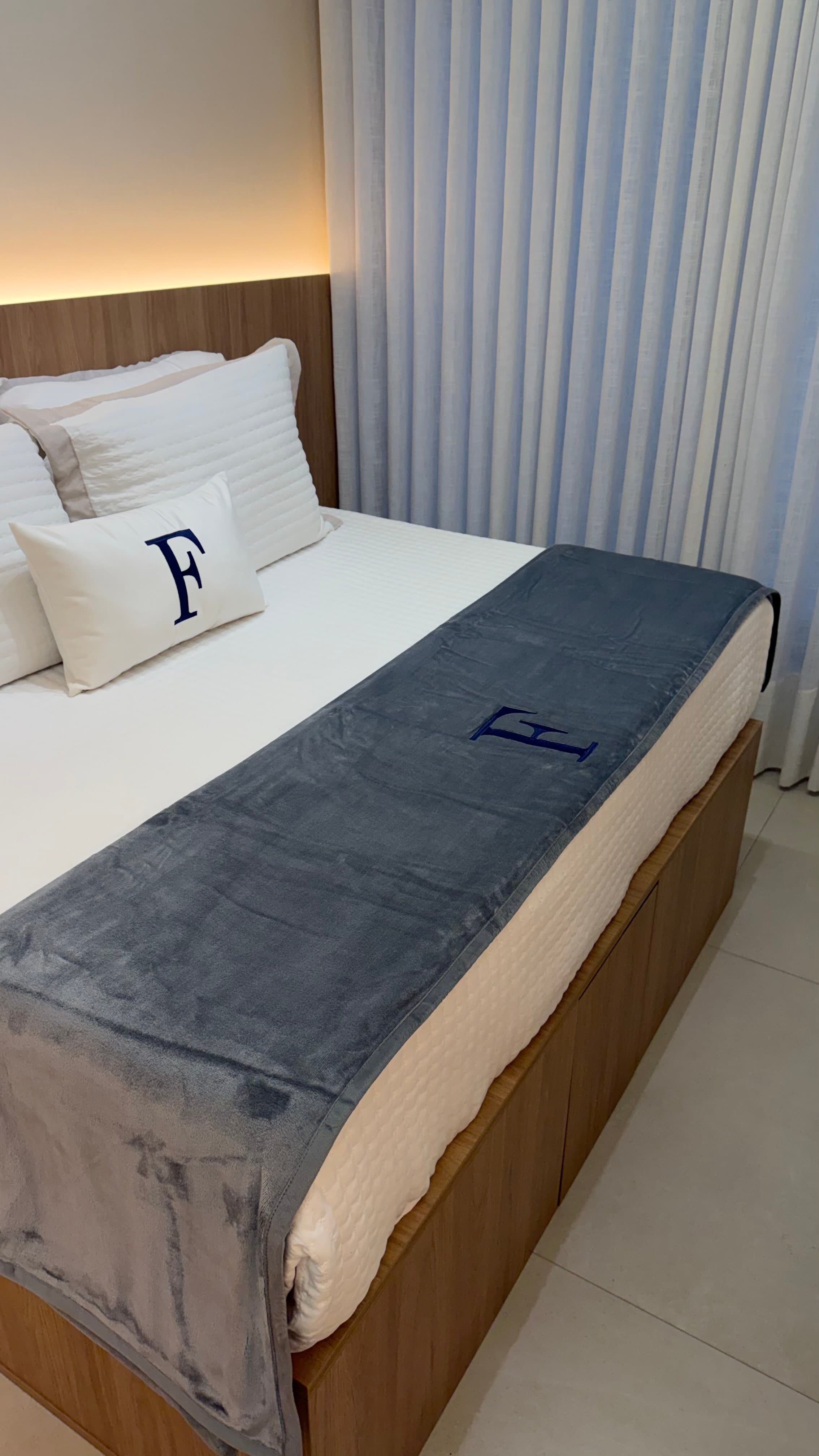 Cobertor Queen Peluciado Belmond Cinza