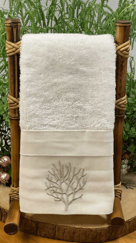 Toalha Lavabo e Porta Papel H Coral Fendi — imagem 3
