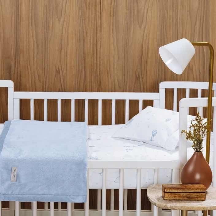 Cobertor Baby Trussardi Ultramacio - Azul — imagem 3