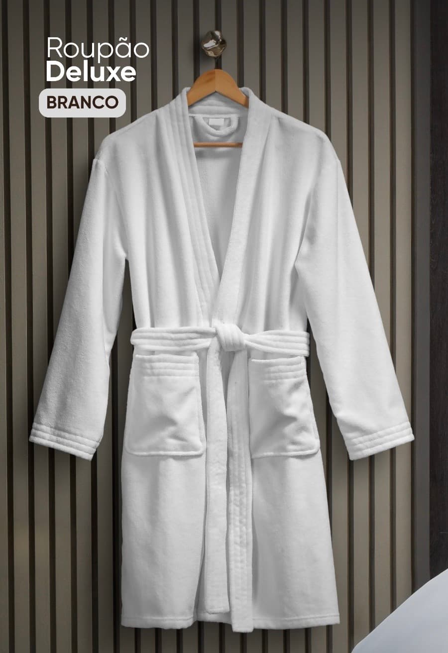 Roupão Kimono Microfibra Felpuda Deluxe — imagem 1
